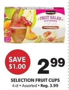 Colemans Selection fruit cups offer