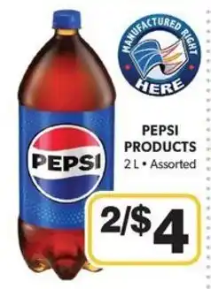 Colemans Pepsi products offer
