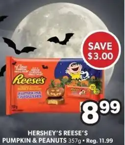 Colemans Hershey's Reese's pumpkin & peanuts offer