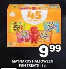 Colemans Maynards halloween fun treats offer