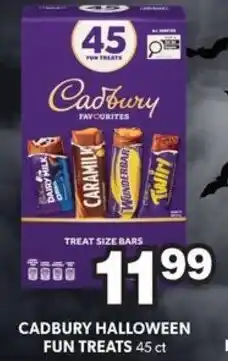 Colemans Cadbury halloween fun treats offer