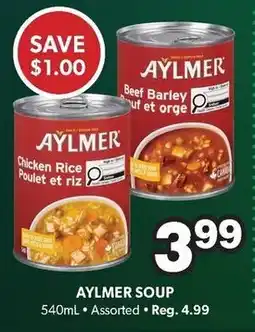 Colemans Aylmer soup offer