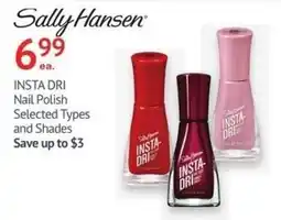 IDA Pharmacy Sally Hansen insta dri nail polish offer