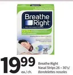 Pharmasave Breathe Right Nasal Strips offer