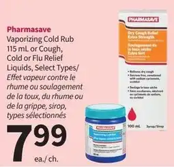 Pharmasave Pharmasave Vaporizing Cold Rub offer