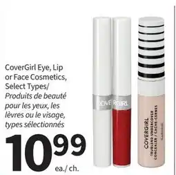 Pharmasave CoverGirl Eye, Lip or Face Cosmetics, Select Types offer