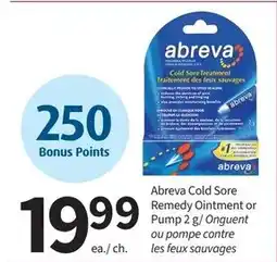 Pharmasave Abreve Cold Sore Remedy Ointment offer
