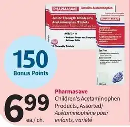 Pharmasave Pharmasave Children's Acetaminophen Products, Assorted offer