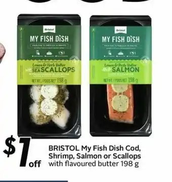 Sobeys Bristol My Fish Dish Cod offer