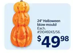 Walmart 24 Halloween blow mould offer