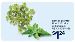 Walmart Mint or Cilantro offer