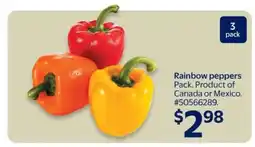 Walmart Rainbow Peppers offer