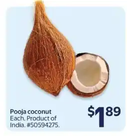 Walmart Pooja coconut offer