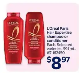 Walmart L'Oreal Paris Hair Expertise Shampoo or Conditioner offer