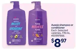 Walmart Aussie Shampoo or Conditioner offer