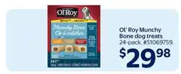 Walmart Ol’ Roy Munchy Bone dog treats offer