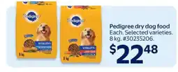 Walmart Pedigree Dry Dog Food offer