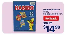 Walmart Haribo Halloween candy offer