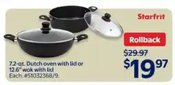 Walmart Starfrit Dutch oven or wok offer