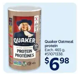 Walmart Quaker Oatmeal Protein offer