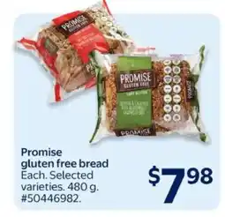 Walmart Promise gluten-free bread offer