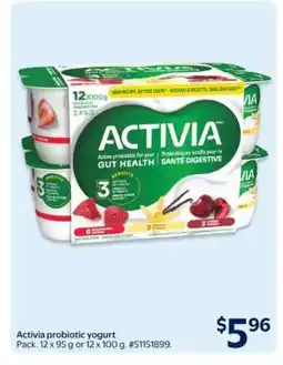 Walmart Activia Probiotic Yogurt offer