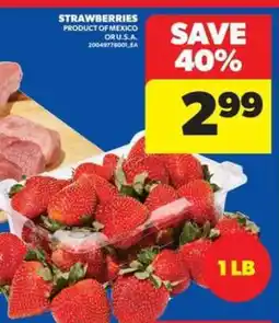 Real Canadian Superstore Strawberries offer