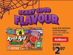 Walmart Kool-Aid Jammers Ghoul-Aid Zom-Berry offer