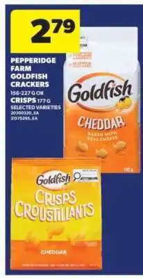 Real Canadian Superstore PEPPERIDGE FARM GOLDFISH CRACKERS offer