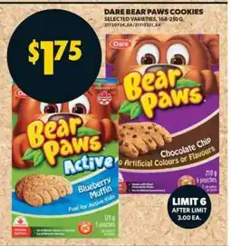 Real Canadian Superstore Dare Bear Paws Cookies offer