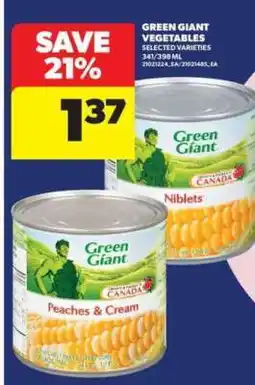 Real Canadian Superstore GREEN GIANT VEGETABLES offer