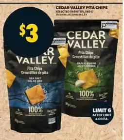 Real Canadian Superstore Cedar Valley pita chips offer