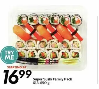 Sobeys Super Sushi Family Pack offer