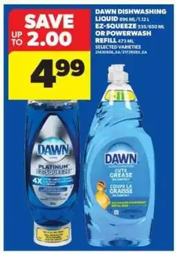 Real Canadian Superstore Dawn Dishwashing Liquid offer