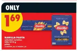 No Frills Barilla Pasta offer