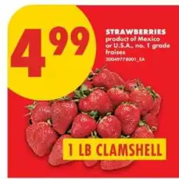 No Frills Strawberries offer