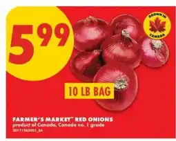 No Frills FARMER'S MARKET RED ONIONS offer