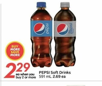 Sobeys Pepsi Soft Drinks offer