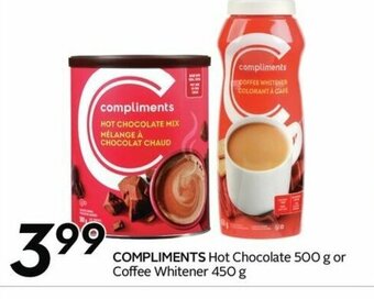 Sobeys Compliments Hot Chocolate offer