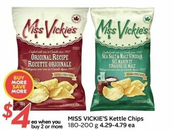 Sobeys Miss Vickie's Kettle Chips offer