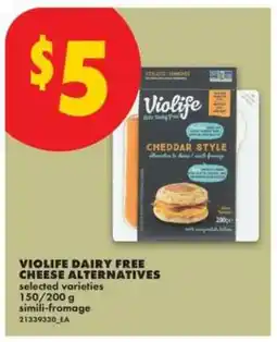 No Frills Violife Dairy Free Cheese Alternatives offer