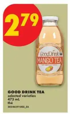 No Frills GOOD DRINK TEA offer