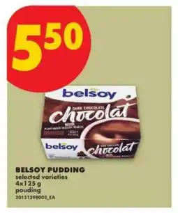 No Frills Belsoy Pudding offer