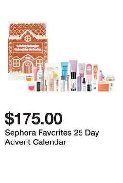 Sephora Sephora Favorites 25 Day Advent Calendar offer