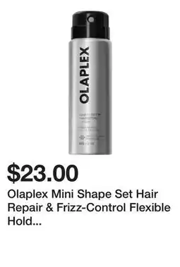 Sephora Olaplex Mini Shape Set Hair Repair & Frizz-Control Flexible Hold Hairspray offer