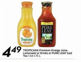 Sobeys Tropicana Premium Orange Juice offer