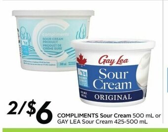 Sobeys Compliments Sour Cream offer