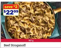 M & M Food Market Beef Stroganoff offer