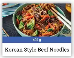 M & M Food Market Korean Style Beef Noodles offer