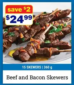 M & M Food Market Beef and Bacon Skewers offer